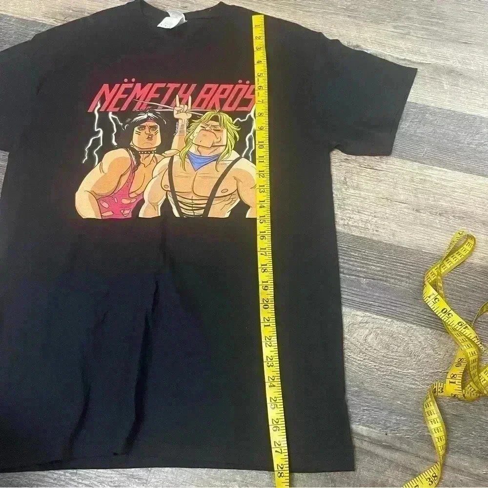 Mens wresting short sleeve black shirt Nemeth Bros Wrestling size Medium - Picture 7 of 7